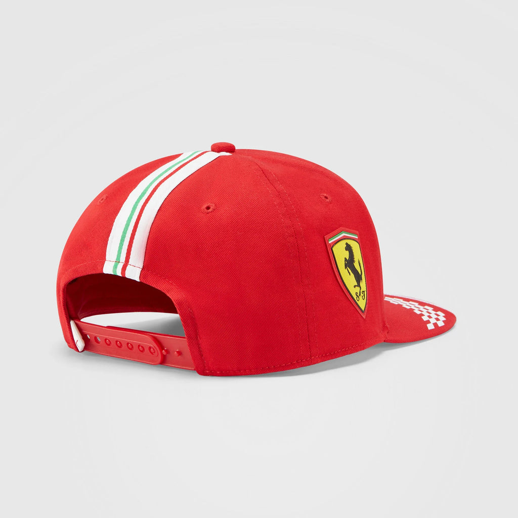 Scuderia Ferarri Formula One Team Official Merchandise Puma Driver Cap Carlos Sainz-Rosso Red-2021