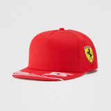 Scuderia Ferarri Formula One Team Official Merchandise Puma Driver Cap Carlos Sainz-Rosso Red-2021