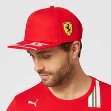 Load image into Gallery viewer, Scuderia Ferarri Formula One Team Official Merchandise Puma Driver Cap Carlos Sainz-Rosso Red-2021