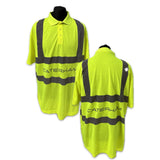 Caterham F1 Team Issue Hi-Vis Set Up Polo Shirt-Flue Yellow