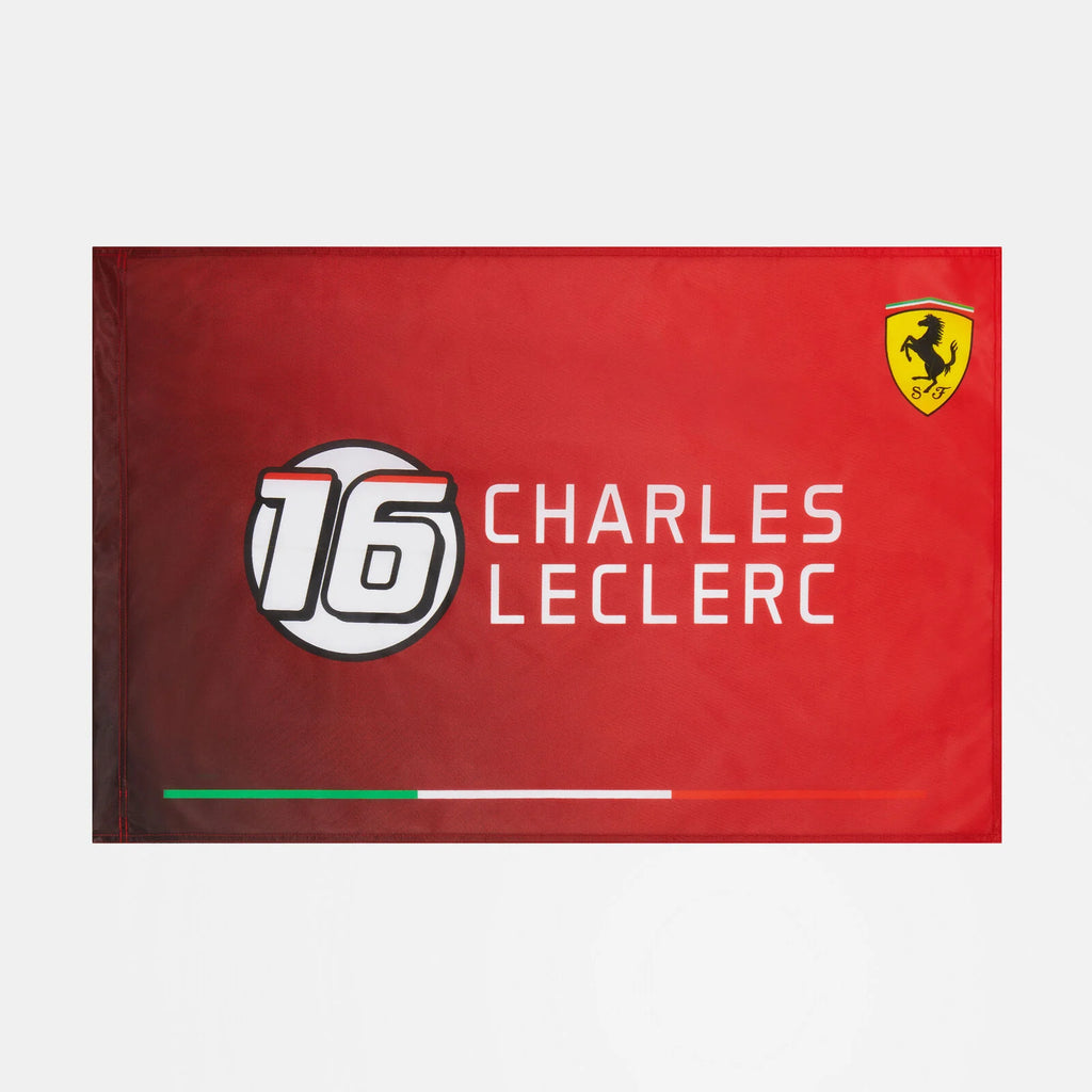 Official Merchandise Scuderia Ferrari Charles Leclerc #16 Fan Flag