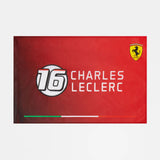 Official Merchandise Scuderia Ferrari Charles Leclerc #16 Fan Flag