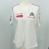 Ladies Citroen Racing WRC World Rally Championship Team Issue Polo Shirt-White