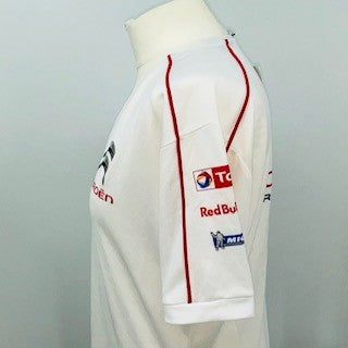 Ladies Citroen Racing WRC World Rally Championship Team Issue Polo Shirt-White