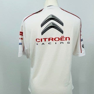 Ladies Citroen Racing WRC World Rally Championship Team Issue Polo Shirt-White