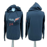 Corvette Racing Le Mans 24 Hour Race 2011 Orifical Merchandise Hoodie-Grey