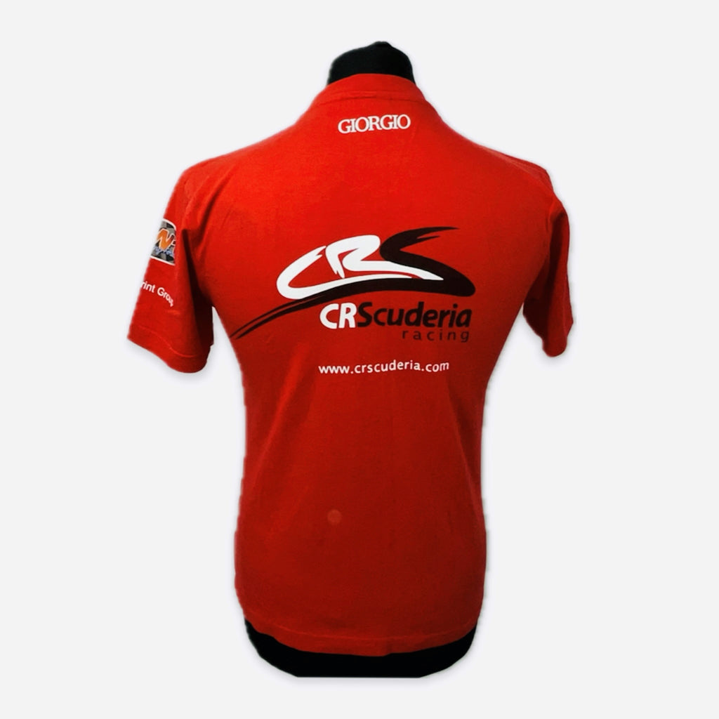 CRS Motorsport Ferrari F430 GT 2010 Le Mans Series Team Issue T-Shirt Shirt-Red