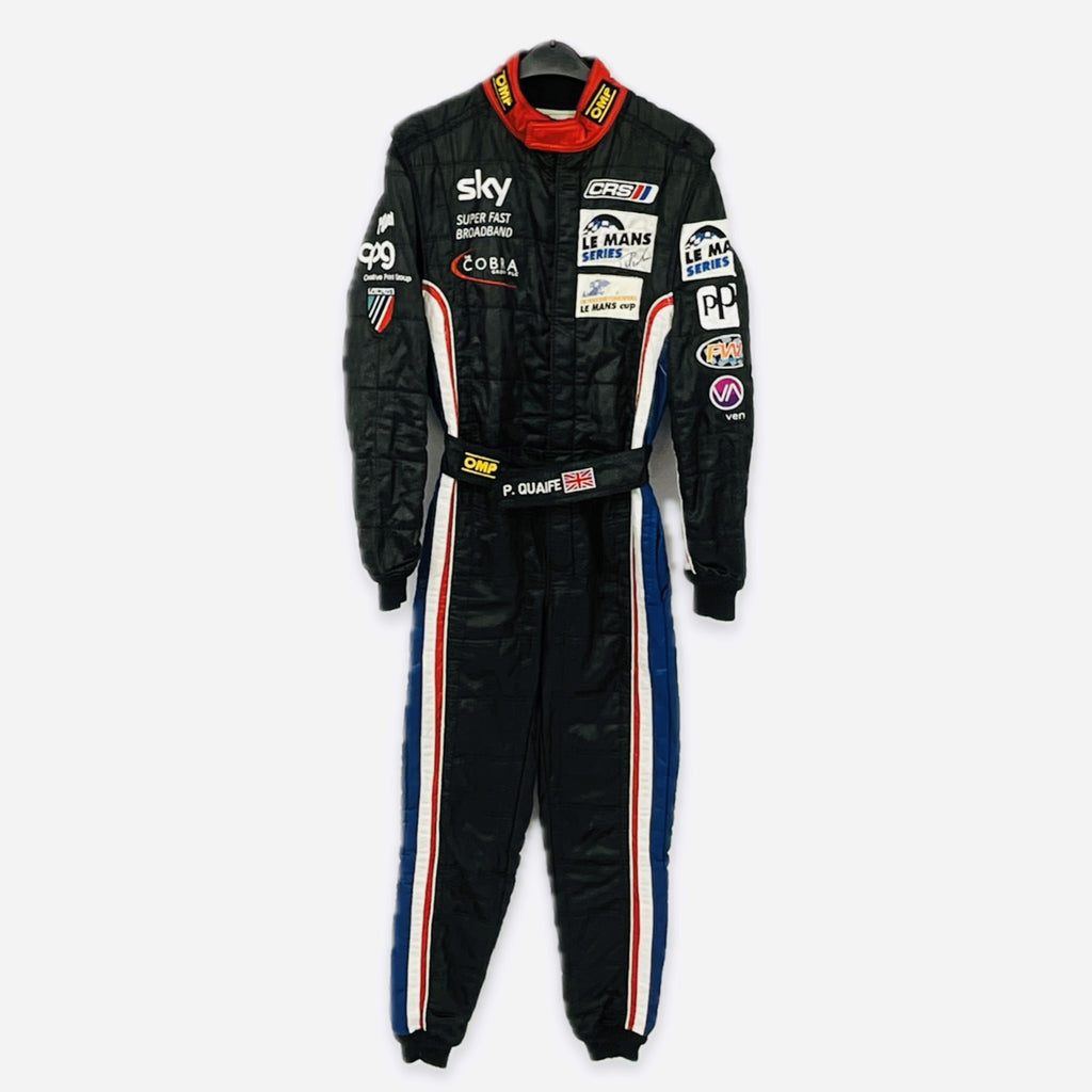 CRS Motorsport Ferrari F430 GT 2010 Le Mans Series Phil Quaife OMP Race Used Suit-Hand Signed