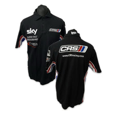 Load image into Gallery viewer, CRS Motorsport Ferrari F430 GT 2010 Le Mans Series Team Issue Polo Shirt-Black