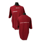 Nissan Motorsport Official Paris-Dakar Rally Team Issue T-Shirt-Maroon