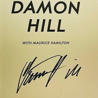 Watching The Wheels-Damon Hill Hand Signed 1st Edition Hardback Book-Hand Signed