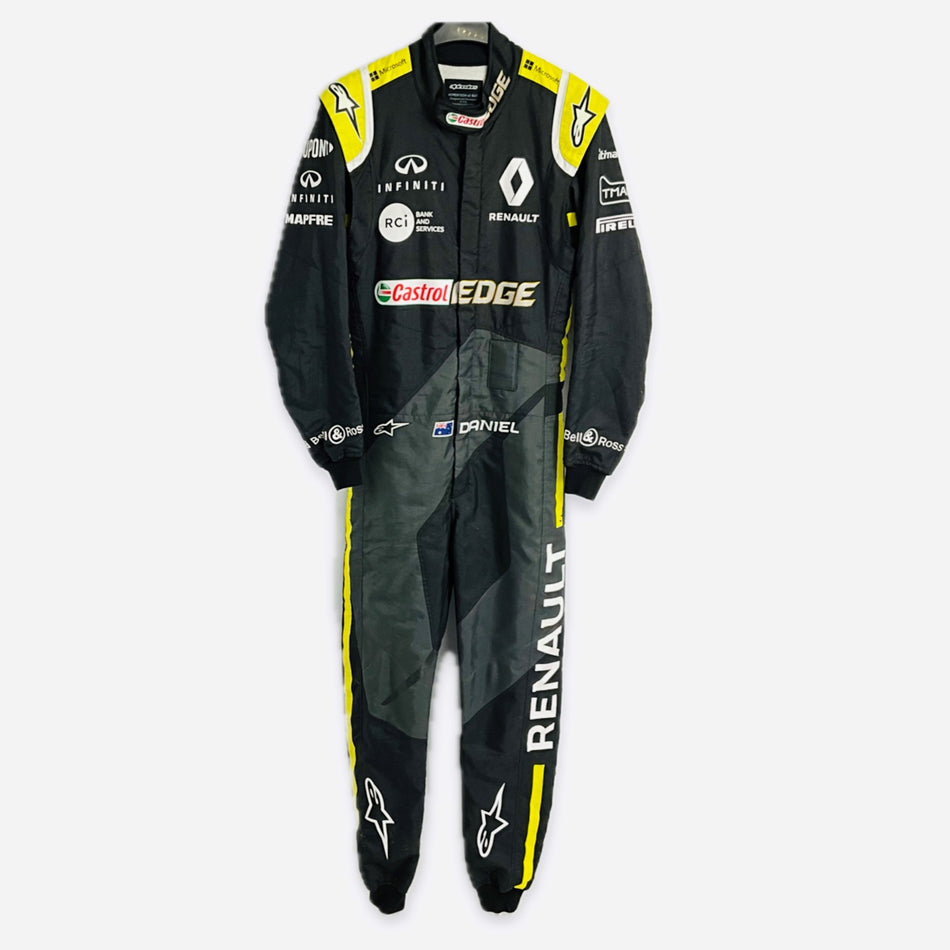 Daniel Ricciardo Rare Early 2020Race Used Renault F1 Team Alpinestars Race Suit - Pit-Lane Motorsport