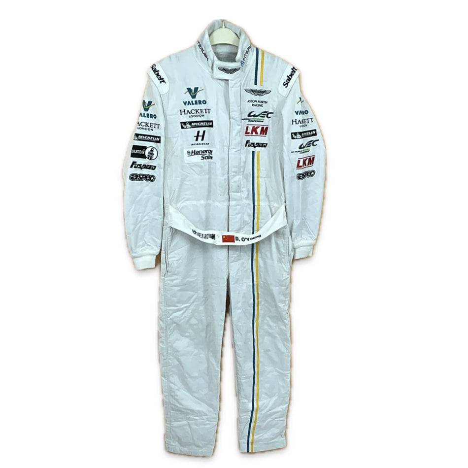 Darryl O'Young Aston Martin Racing Valero V8 Vantage GTE WEC Sabelt 2014 Race Used Suit