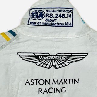 Darryl O'Young Aston Martin Racing V8 Vantage GTE WEC Sabelt 2014 Race Used Suit