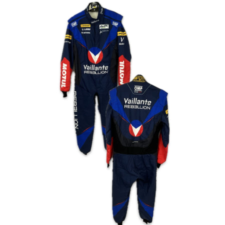 Rebellion Vaillante Racing t Le Mans Team 2017 Light Weight Team Issue OMP 3-Layer FIA Standard 8856 Race Suit - Pit-Lane Motorsport