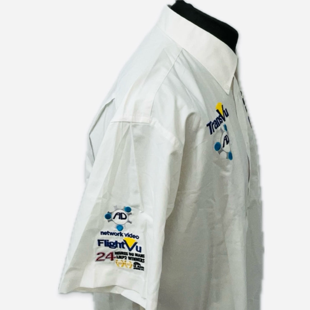 RML MG Lola Racing LMP2 Le Mans Race 2007 Team Issue Pit Crew Shirt -White