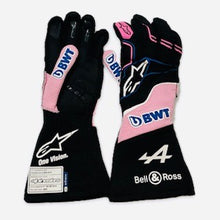 Load image into Gallery viewer, 2023 Esteban Ocon Alpine F1 Team Alpinestars Race Used Gloves