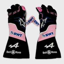 Load image into Gallery viewer, 2023 Esteban Ocon Alpine F1 Team Alpinestars Race Used Gloves