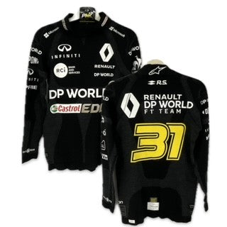 2020 Esteban Ocon Renault F1 Team Alpinestars Race Used Nomex Top