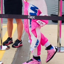 Load image into Gallery viewer, Lance Stroll BWT Racing Point Mercedes F1 Team 2020 Tuscan Grand Prix Race Worn Boots