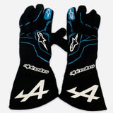 2021 Esteban Ocon Alpine F1 Team Alpinestars Race Used Gloves