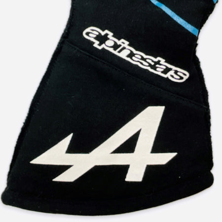 2021 Esteban Ocon Alpine F1 Team Alpinestars Race Used Gloves - Pit-Lane Motorsport