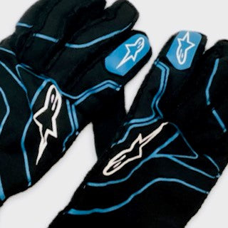 2021 Esteban Ocon Alpine F1 Team Alpinestars Race Used Gloves - Pit-Lane Motorsport