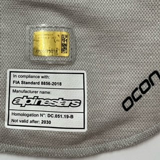 2021 Esteban Ocon Alpine F1 Team Alpinestars Used Nomex Balaclava-Grey