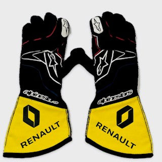 2020 Esteban Ocon Race Used Renault F1 Team Alpinestars Gloves