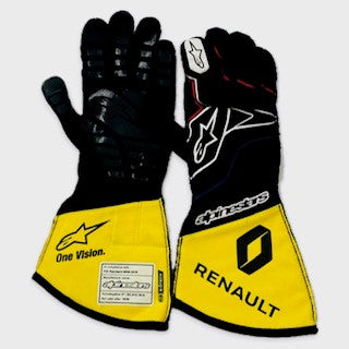 2020 Esteban Ocon Race Used Renault F1 Team Alpinestars Gloves