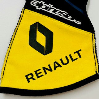 2020 Esteban Ocon Race Used Renault F1 Team Alpinestars Gloves