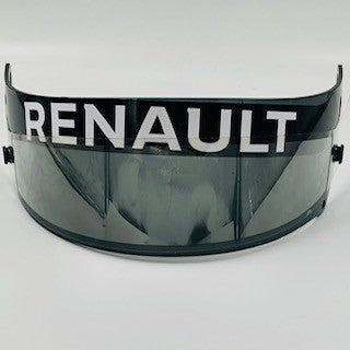 2019 Daniel Ricciardo Race Used Renault F1 Team Tinted Visor with Tear Off