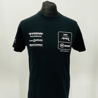 TF Sport AMR Aston Martin Racing Vantage Le Mans Team Issue T-shirt-Black