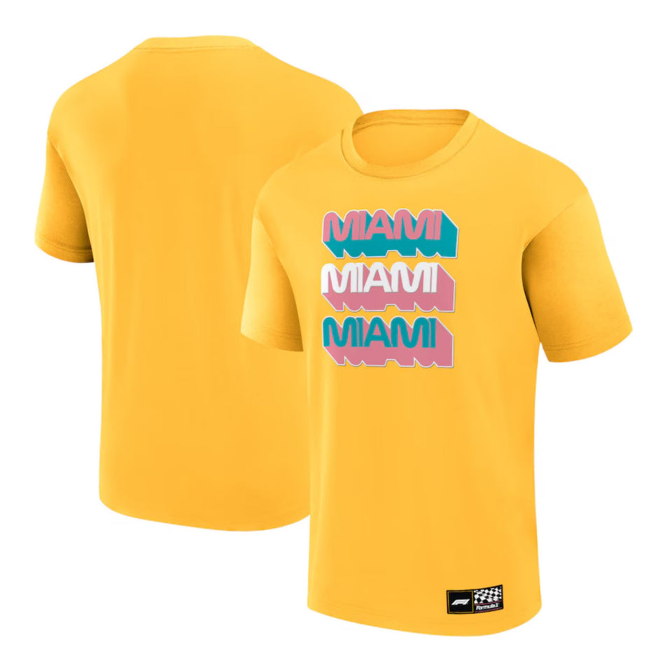 Formula 1 Collection Formula 1 Miami Grand prix T-Shirt - Yellow