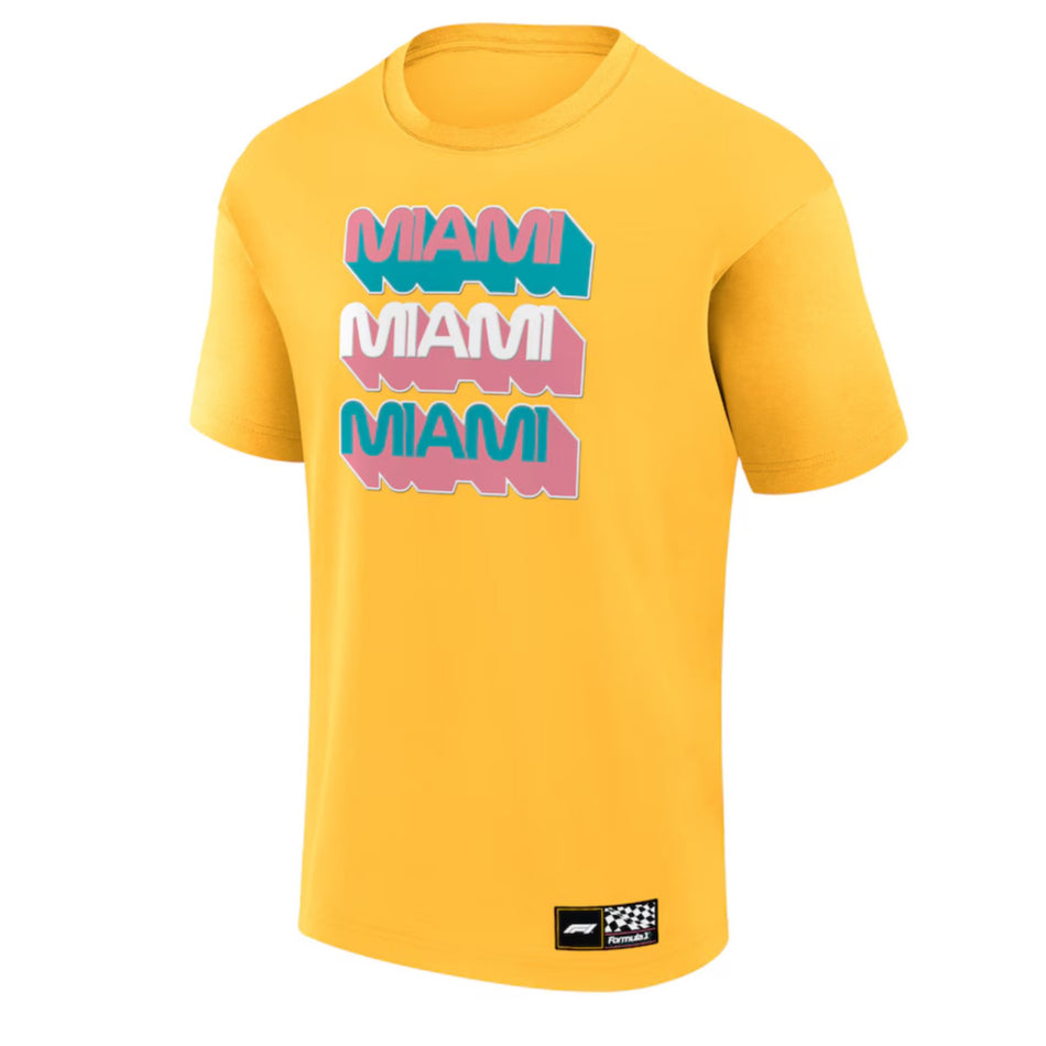 Formula 1 Collection Formula 1 Miami Grand prix T-Shirt - Yellow