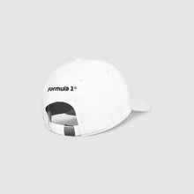 Load image into Gallery viewer, Official F1 Collection Large 3D embroidered F1 logo100% Cotton Baseball Cap-White