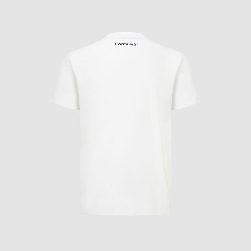 Official F1 Collection Flag graphic T-shirt-White