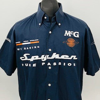 Spyker MF1  2006 Formula One Team issue Pir Crew Race Day Shirt-Blue