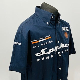 Spyker MF1  2006 Formula One Team issue Pir Crew Race Day Shirt-Blue