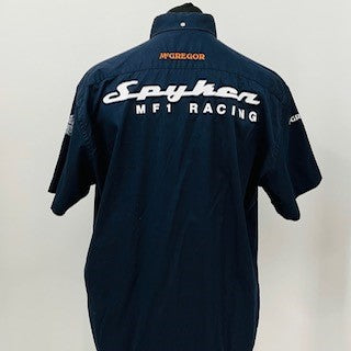 Spyker MF1  2006 Formula One Team issue Pir Crew Race Day Shirt-Blue