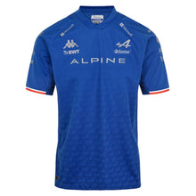 Load image into Gallery viewer, BWT Alpine F1 Team Kappa Official Merchandise Fernando Alonso 2022 Collection Driver T-Shirt-Blue