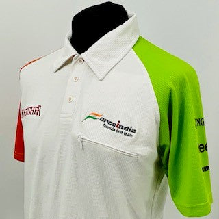 Force India Formula One Team Official Team Issue Race Day Polo Shirt