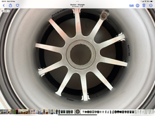 Load image into Gallery viewer, Sahara Force India F1 Team 2013 VJM-06 Mercedes Rear Wheel Rim