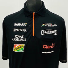 Load image into Gallery viewer, Force India F1 Team Issue VJM07 2014 Team Issue Race Day Polo Shirt Smirnoff-Black