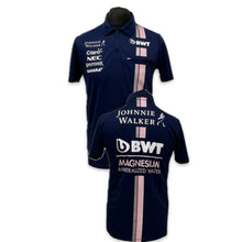 Load image into Gallery viewer, Force India F1 Team Issue VJM10 2017 Team Issue Race Day Polo Shirt Jonnie Walker-Blue