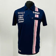 Load image into Gallery viewer, Force India F1 Team Issue VJM10 2017 Team Issue Race Day Polo Shirt Jonnie Walker-Blue