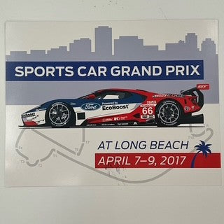 Ford Performance  Chip Ganassi Racing Hand Signed ALMS 2027 Long Beach Event Team Driver Card