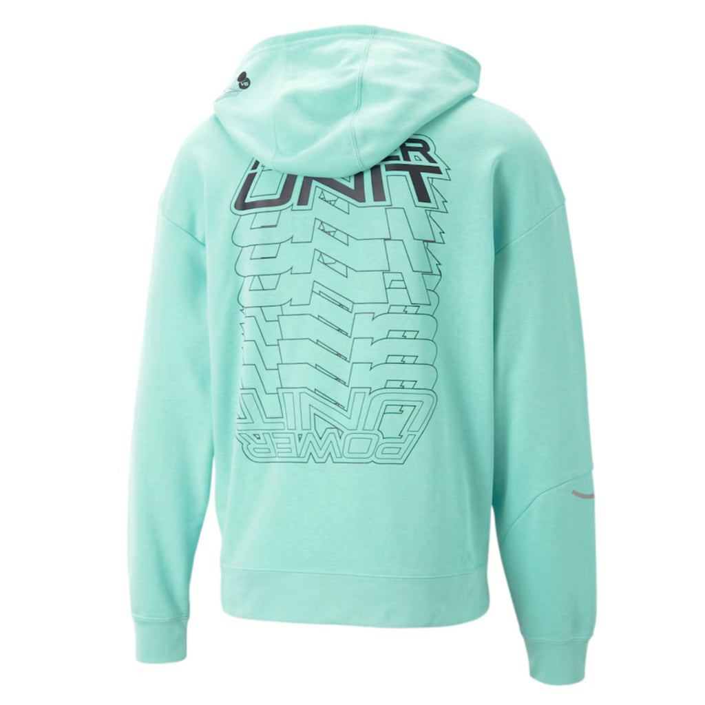 Mercedes AMG Petronas F1 Team Official Merchandise Statement Hoodie by Puma - Green