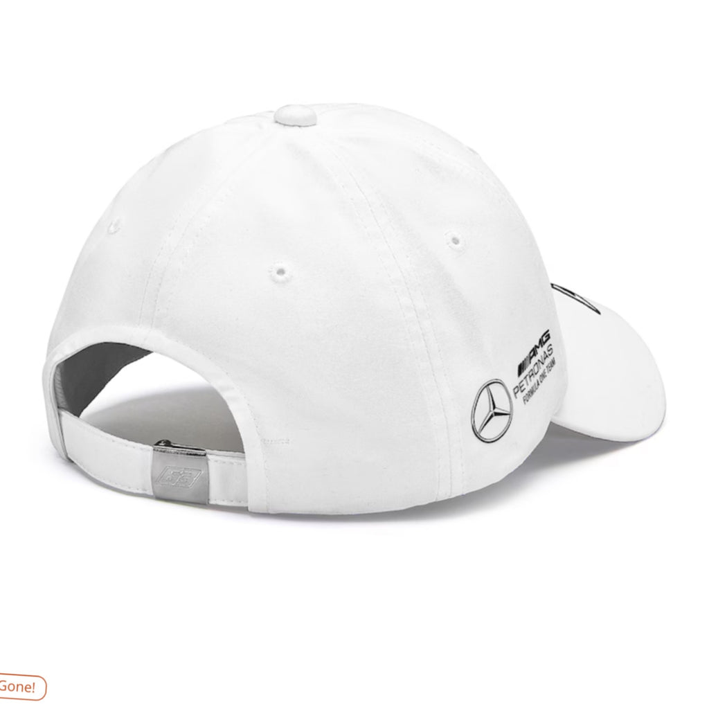 Mercedes AMG Petronas F1 Team Official Merchandise George Russell Driver Dad Cap-White