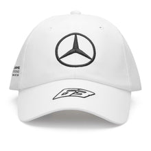 Load image into Gallery viewer, Mercedes AMG Petronas F1 Team Official Merchandise George Russell Driver Dad Cap-White